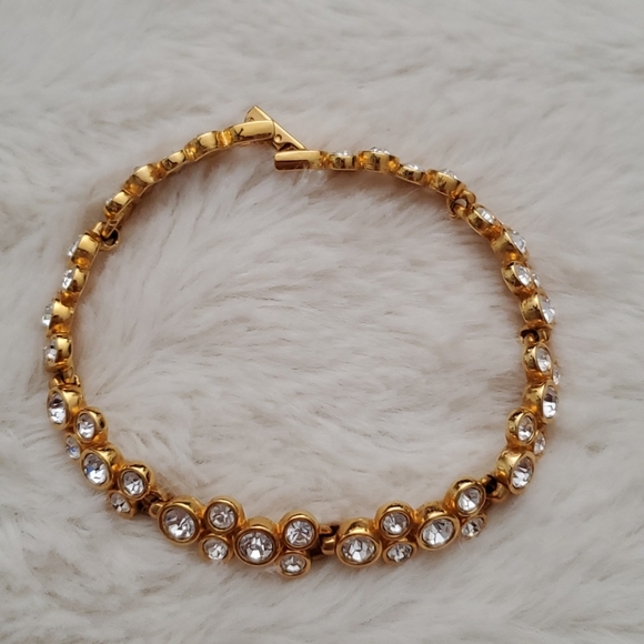 Swarovski Gold Crystal Bracelet NWOT! - Picture 3 of 7